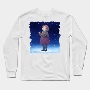 First Snow / Winter picture / snowfall Long Sleeve T-Shirt